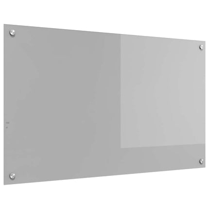Köksskydd Ljusgrå 100 x 60 cm härdat glas