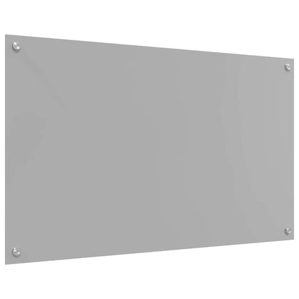 Köksskydd Ljusgrå 100 x 60 cm härdat glas