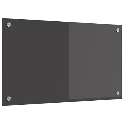 Köksskydd Mörkgrå 70 x 40 cm härdat glas