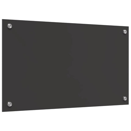 Köksskydd Mörkgrå 70 x 40 cm härdat glas