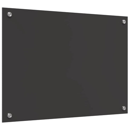 Köksskydd Mörkgrå 70 x 50 cm härdat glas