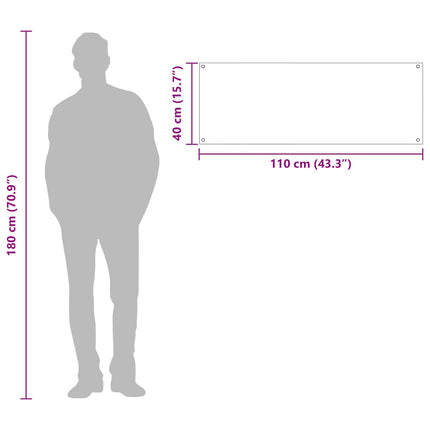 Köksskydd Vit 110 x 40 cm härdat glas