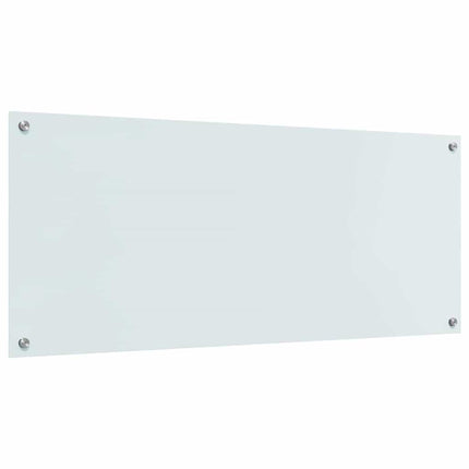 Köksskydd Vit 120 x 50 cm härdat glas