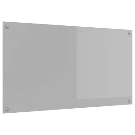 Köksskydd Ljusgrå 110 x 60 cm härdat glas