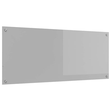 Köksskydd Ljusgrå 120 x 50 cm härdat glas