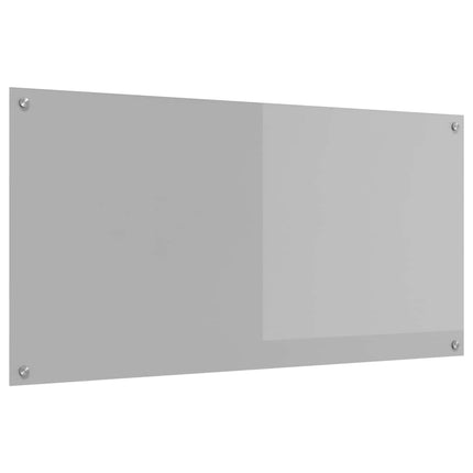 Köksskydd Ljusgrå 120 x 60 cm härdat glas
