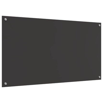 Köksskydd Mörkgrå 110 x 60 cm härdat glas