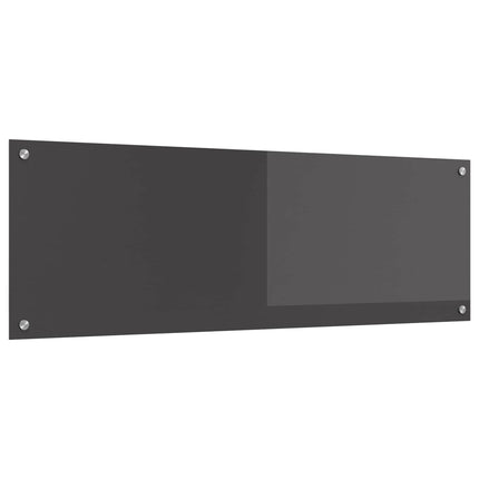 Köksskydd Mörkgrå 120 x 40 cm härdat glas