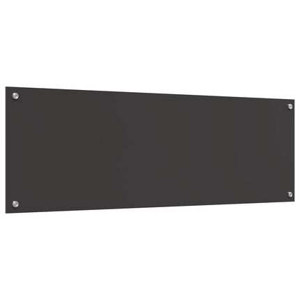 Köksskydd Mörkgrå 120 x 40 cm härdat glas