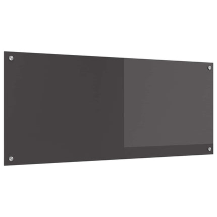 Köksskydd Mörkgrå 120 x 50 cm härdat glas