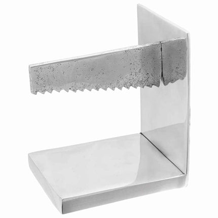 Bokstöd 2 pcs Silver 11 x 14 x 17,5 cm Aluminium