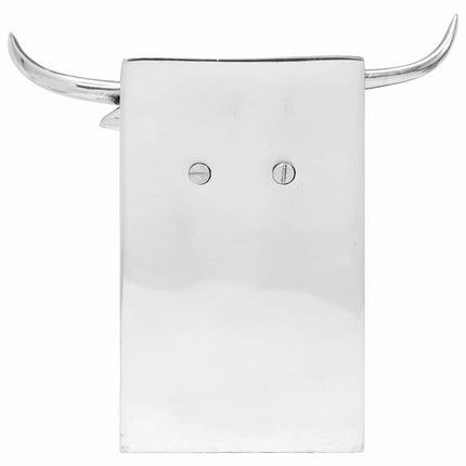 Bokstöd 2 pcs Silver 17 x 15 x 27 cm Aluminium