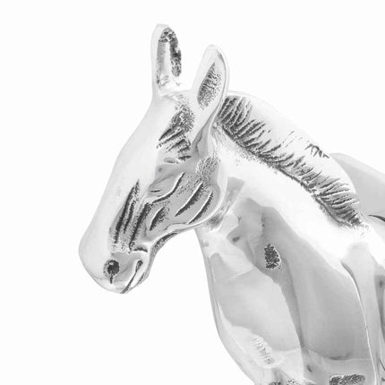 Bokstöd 2 st Silver 11 x 14 x 25 cm Aluminium