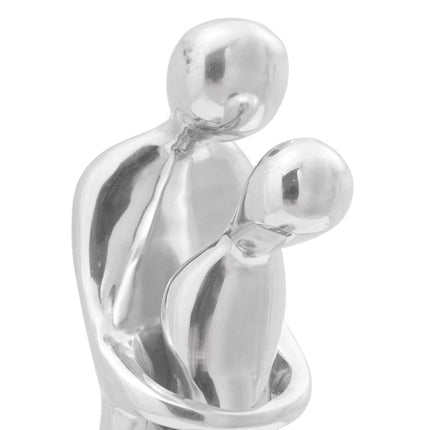 Skulptur Silver 10 x 16 x 49 cm Aluminium
