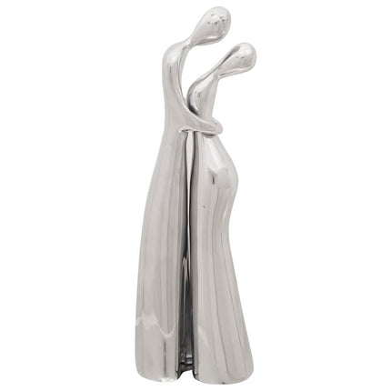 Skulptur Silver 10 x 16 x 49 cm Aluminium