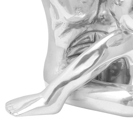Skulptur Silver 91,5 x 32 x 33 cm Aluminium