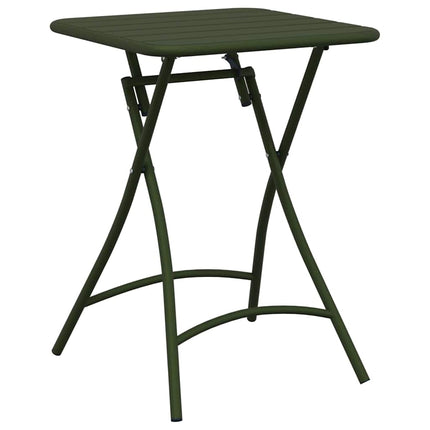 Bistrobord Mörkgrön 55 x 55 x 72,5 cm Pulverlackerad stål