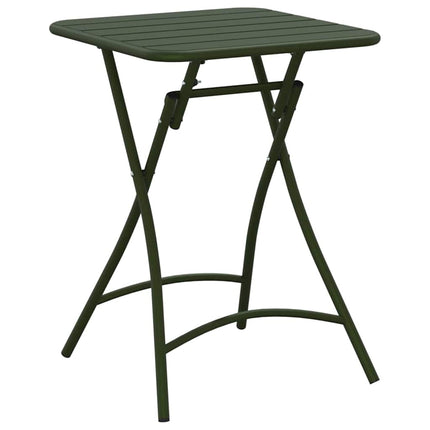 Bistrobord Mörkgrön 55 x 55 x 72,5 cm Pulverlackerad stål