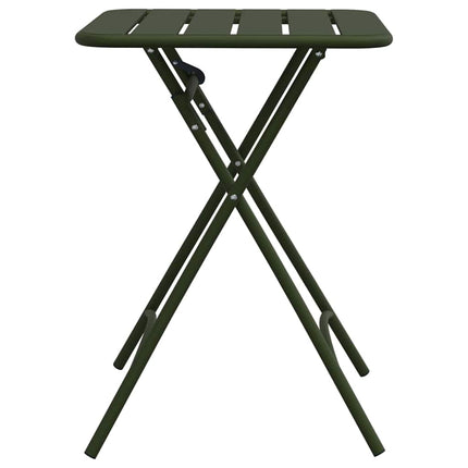 Bistrobord Mörkgrön 55 x 55 x 72,5 cm Pulverlackerad stål