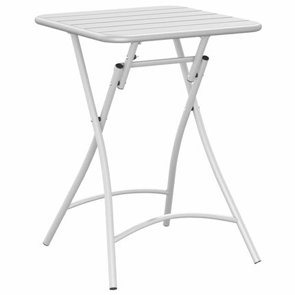 Bistrobord Vit 55 x 55 x 72,5 cm Pulverlackerad stål