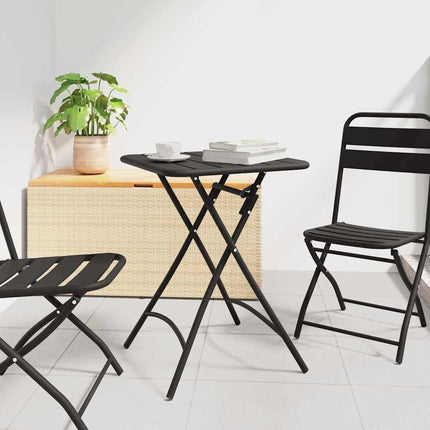 Bistrobord Antracit 55 x 55 x 72,5 cm Pulverlackerad stål