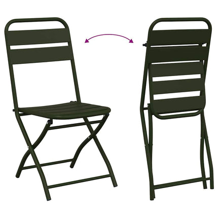 Bistroset 3 pcs Grön Stål
