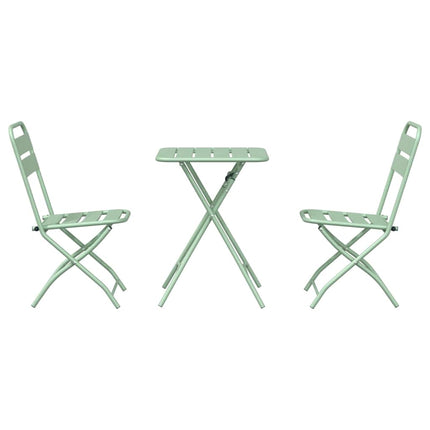 Bistroset 3 pcs Grön Stål