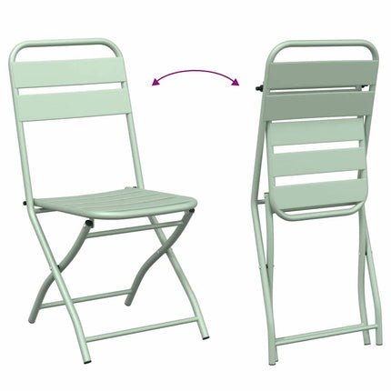 Bistroset 3 pcs Grön Stål