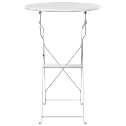 Bistrobord Vit Ø 50 x 71 cm Pulverlackerad stål