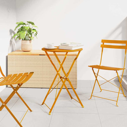 Bistrobord Senapsgul Ø 50 x 71 cm Pulverlackerad stål
