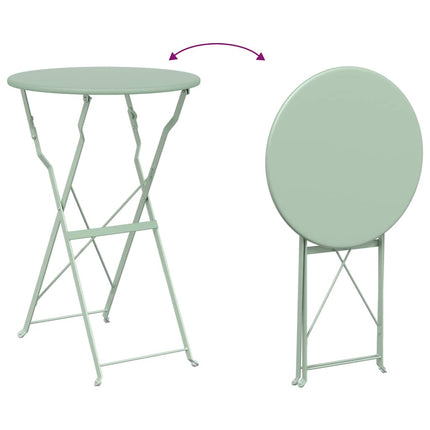 Bistrobord Ljusmynta Ø 50 x 71 cm Pulverlackerad stål