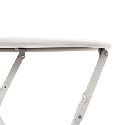 Bistrobord Beige Ø 50 x 71 cm Pulverlackerad stål