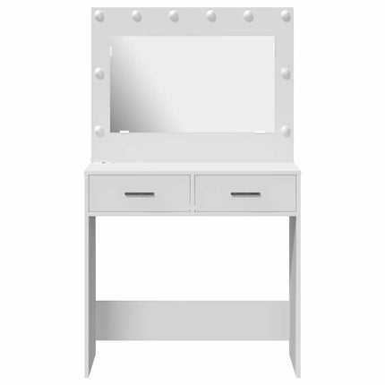 Smyckebord Vit 78,5 x 41 x 135 cm Konstruerat trä
