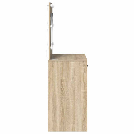 Smyckebord Sonoma-ek 78,5 x 41 x 135 cm Konstruerat trä