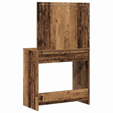 Smyckebord Gammalt trä 78,5 x 41 x 135 cm Konstruerat trä