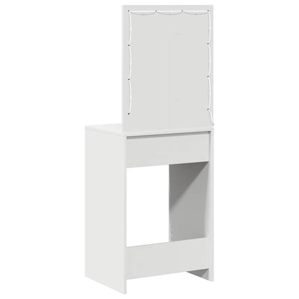 Smyckebord Vit 50 x 41 x 135 cm Konstruerat trä