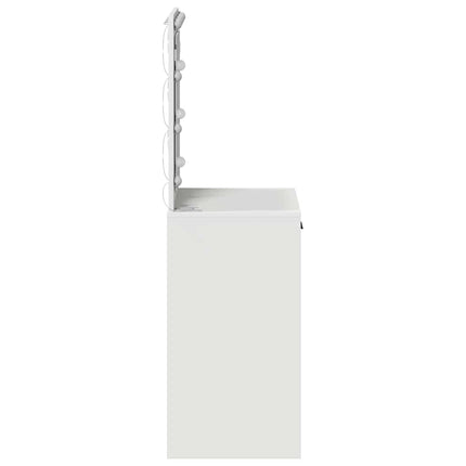 Smyckebord Vit 50 x 41 x 135 cm Konstruerat trä