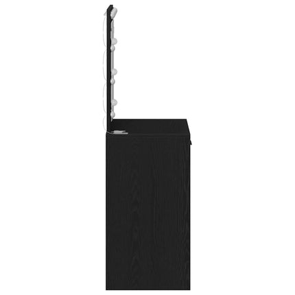 Smyckebord Svart Ek 50 x 41 x 135 cm Konstruerat trä