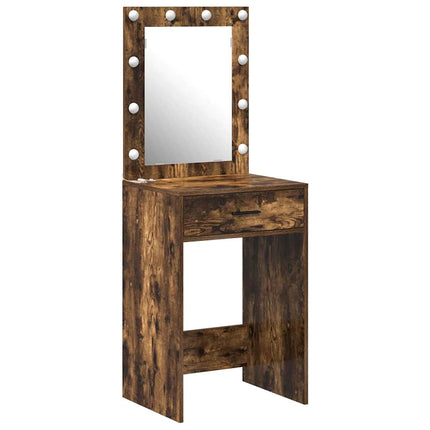 Smyckebord Rökt ek 50 x 41 x 135 cm Konstruerat trä