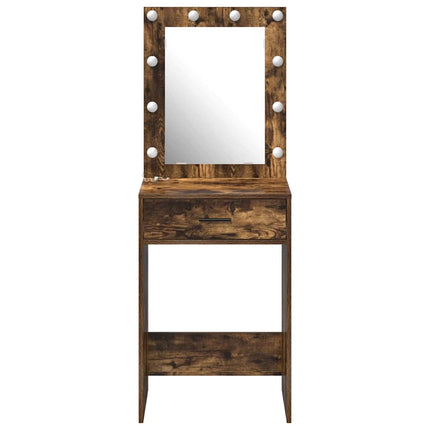 Smyckebord Rökt ek 50 x 41 x 135 cm Konstruerat trä