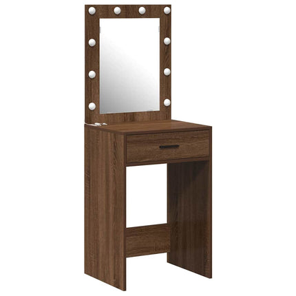 Smyckebord Brun Ek 50 x 41 x 135 cm Konstruerat trä