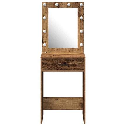 Smyckebord Gammalt trä 50 x 41 x 135 cm Konstruerat trä