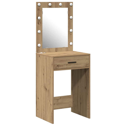 Smyckebord med låda Artisan Ek 50 x 41 x 135 cm Konstruerat trä