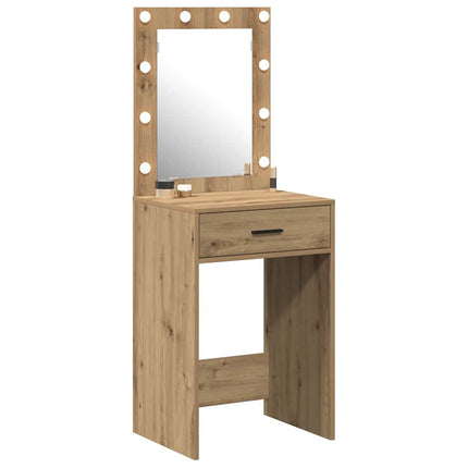 Smyckebord med låda Artisan Ek 50 x 41 x 135 cm Konstruerat trä