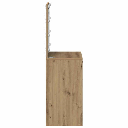 Smyckebord med låda Artisan Ek 50 x 41 x 135 cm Konstruerat trä