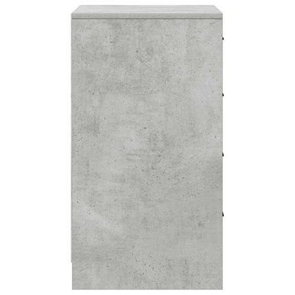 Sideboard med låda Betonggrå 40 x 41 x 75 cm Konstruerat trä