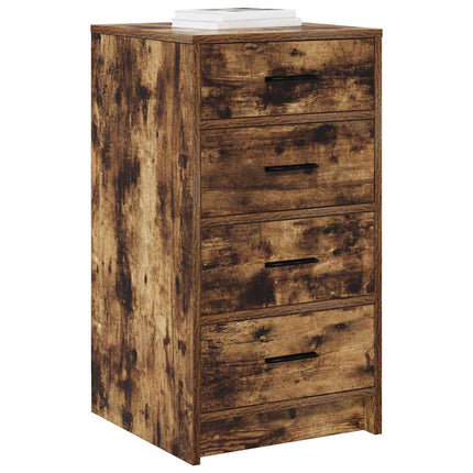 Sideboard med låda Rökfärgad ek 40 x 41 x 75 cm Konstruerat trä