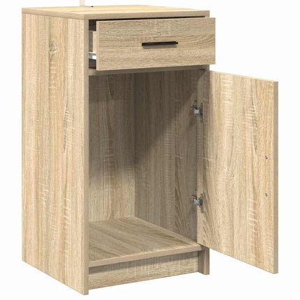 Sideboard med låda Sonoma-ek 40 x 40,5 x 75 cm Konstruerat trä
