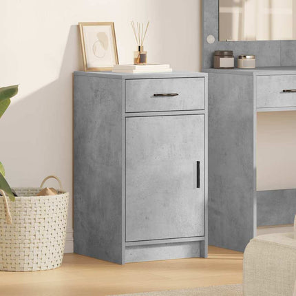 Sideboard Betonggrå 40 x 40,5 x 75 cm Konstruerat trä