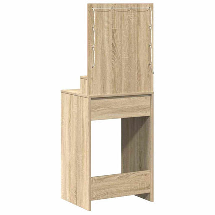 Smyckebord Sonoma-ek 50 x 41 x 135 cm Konstruerat trä